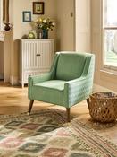 Nina Campbell Green Ikat Diamonds Rosebury Accent Chair