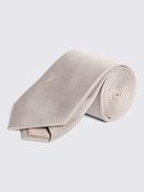 MOSS Yellow Silk Semi Plain Tie