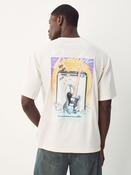 Ecru Fender Regular Fit Band Graphic Print T-Shirt