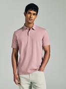 Navy/Grey/Pink Regular Fit Short Sleeve Jersey Polo Shirts 3 Pack
