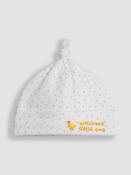 JoJo Maman Bébé White Welcome Little One Hat