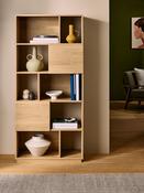 MADE.COM Oak Effect Blaze Narrow Shelving Unit