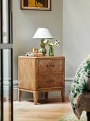 Nina Campbell Brown Tedworth 2 Drawer Bedside