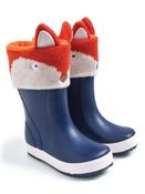JoJo Maman Bébé Rust Orange Fox Fox Welly Liners