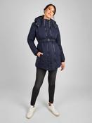 JoJo Maman Bébé Navy Blue 2-in-1 Maternity Puffer Jacket