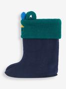 JoJo Maman Bébé Navy Blue Dino Welly Liners Socks