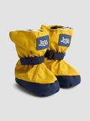 JoJo Maman Bébé Mustard Yellow Waterproof Fleece Lined Baby Booties image