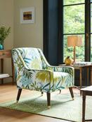 Nina Campbell Nassua Blue Rosebury Accent Chair
