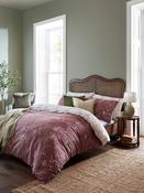 Laura Ashley Purple Plum Pussy Willow 100% Cotton Duvet Cover and Pillowcase Set