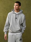 adidas Grey Light Essentials Feelcozy Fleece Hoodie