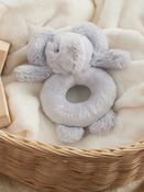 Born in 2025 Grey Eephant Baby Rattle