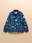 Joules Girls' Burnham Navy Funnel Neck Sweatshirt