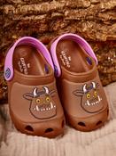 JoJo Maman Bébé Brown Gruffalo Clogs