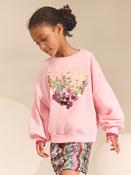 Pink Sequin Heart Sweatshirt (3-16yrs)