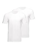AllSaints White 100% Cotton Crew Neck T-Shirts 2 Pack