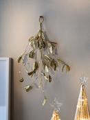Gold Mistletoe Christmas Decoration