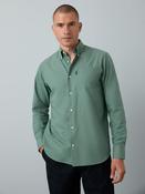 Seafoam Green Regular Fit Button Down Easy Iron Oxford Shirt