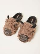 FatFace Hamish Brown Cow Slipper image