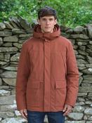 Orange ThermoGen Parka Jacket with Borg Lining