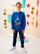 Cobalt Blue Gaming Christmas Jumper (3-16yrs) image