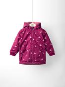 JoJo Maman Bébé Pink Bunny Reversible Fleece Lined Jacket
