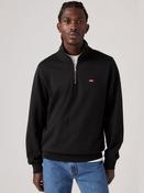 Levi's® Black Original Quater Zip Jumper