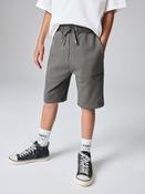 smALLSAINTS Charcoal Grey Underground Sweat Shorts