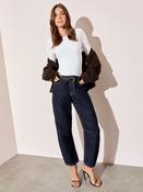 Friends Like These Rinse Blue Denim Barrel Jeans