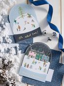 Navy Snowglobe 20 Pack Christmas Cards