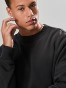 Slate Grey Regular Fit Heavyweight Cotton Rich Crew Sweatshirt