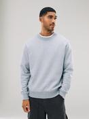 Grey Regular Fit Heavyweight Cotton Rich Crew Sweatshirt