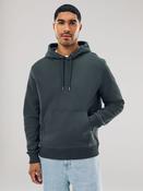 Slate Grey Regular Fit Heavyweight Cotton Rich Jersey Hoodie