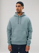 Blue Regular Fit Heavyweight Cotton Rich Jersey Hoodie