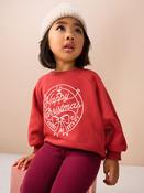 Burgundy Red Happy Christmas Crew Neck Sweatshirt (3mths-7yrs)
