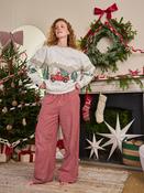 Red Truck Matching Family Christmas Sweatshirt and Flannel Pyjamas
