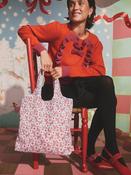 Cath Kidston Green Festive Spot Foldaway Shopper Bag