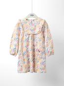 JoJo Maman Bébé Pink Unicorn Floral Printed Yoke Dress image