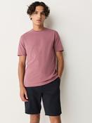 Pink Slim Fit Essential Crew Neck Cotton T-Shirt