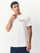 GANT Cream 100% Cotton Graphic Print T-Shirt