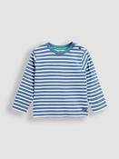 JoJo Maman Bébé Blue Classic Stripe Top