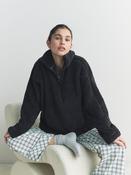 Black Borg Half Zip Fleece image