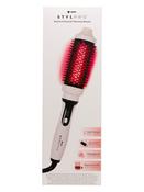 Stylpro Red Infrared Thermal White Hair Styling Brush