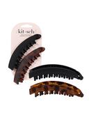 Kitsch Banana Hair Clips Set 2 Piece