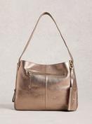 White Stuff Gold Hettie Leather Bag