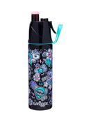 Smiggle Black Trailblazer Insulated Stainless Steel Spritz Drink Bottle 500Ml