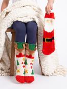 Totes Red Toasties Christmas Supersoft Slipper Socks Two Pack