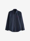 Navy Single Oxford Shirt (3-16yrs) image