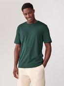 Green Pine Regular Fit Essential Crew Neck Cotton T-Shirt image