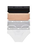 Victoria's Secret BlackWhiteGreyNude Hipster Logo 4 Pack Knickers