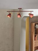 MADE.COM Terracotta Albert 3 Light Linear Pendant Bar Ceiling Light